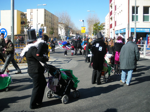 Un moment de la rua infantil d'aquest matí.