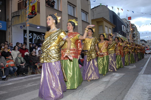 Imatge d'arxiu de la rua del Carnaval de Palamós. (Fotografia cedida per Josep Lois).