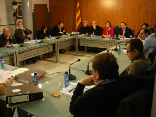 Un moment d'aquest darrer Ple municipal.