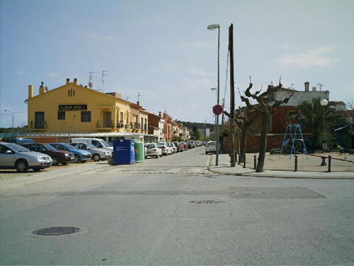 Una de les zones cèntriques del barri de Pla d'es Pla.