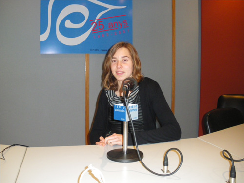 L'atleta de l'AA Palamós-Calonge-Sant Antoni, Èlia Vallès.
