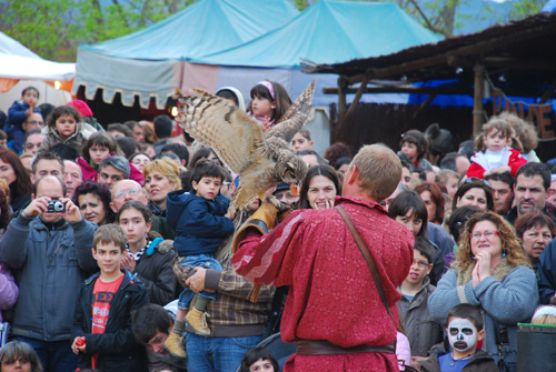 Imatge d'arxiu d'una de les activitats del Mercat Medieval de Calonge.