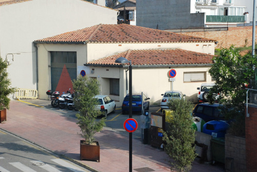 L'antic parc de bombers de Calonge.