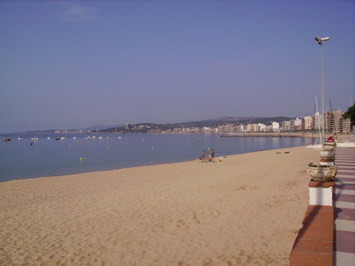 Imatge de la platja Gran de Palamós.