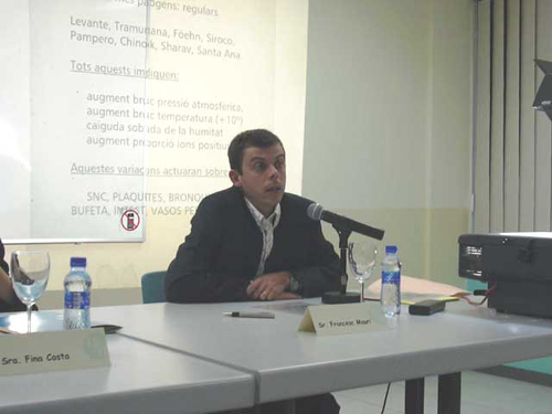 Francesc Mauri en una conferència, en una imatge d'arxiu.