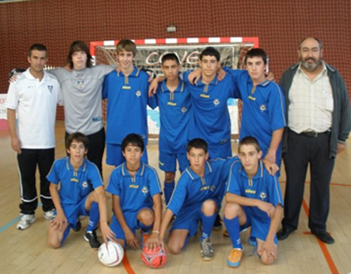 Un dels equips del Club Futbol Sala Palamós.