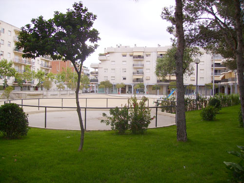 La plaça dels Comtes de Palamós.