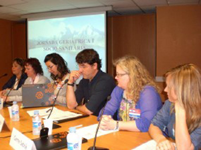 Imatge de la jornada que s'ha fet avui a Palamós Gent Gran.