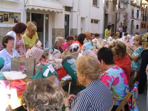 Trobada de puntaires, en una imatge d'arxiu.