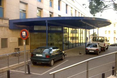 L'hospital de Palamós, un dels centres de treball que es pot veure afectat per la vaga.