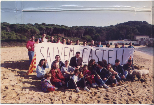 Gent de Salvem Castell, l'any 1992.