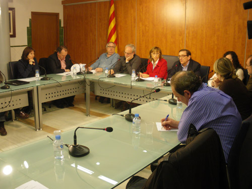 Imatge d'arxiu d'una sessió del Ple de l'Ajuntament de Palamós.