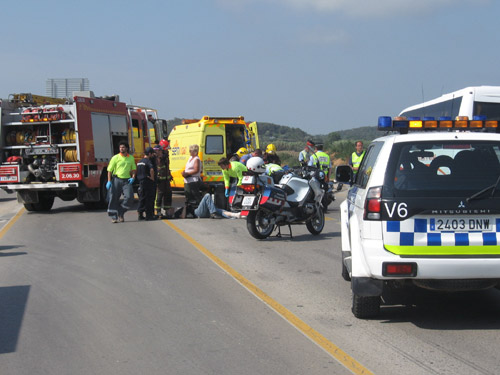 L'objectiu de l'exposició és evitar accidents de trànsit.