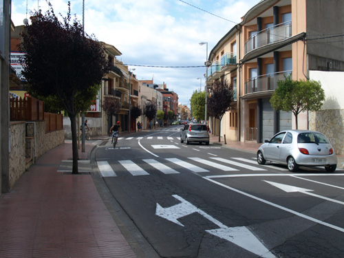 La zona que s'ha pintat aquests darrers dies.