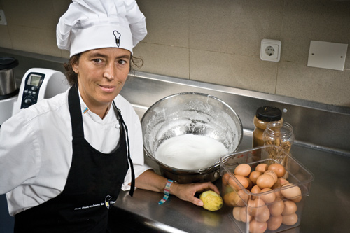Anna Gomis, nova cap de cuina de l'Aula Gastronòmica de l'Empordà.