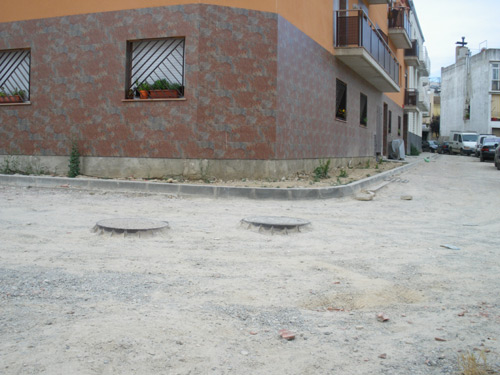 El lloc on s'han de fer les obres.