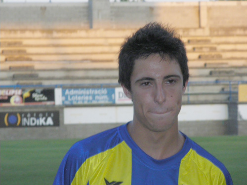 Adrià Quintanilla, una de les baixes per al partit Palamós CF-Amposta.
