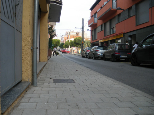 El carrer de Sant Josep, un dels primers afectats per les obres de 'Palamós millora'.