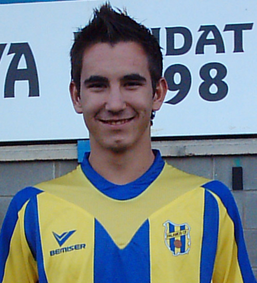 Ritxi Mercader, jugador del Palamós CF.