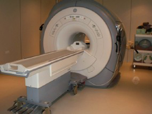 L'aparell de ressonància magnètica de l'hospital de Palamós.