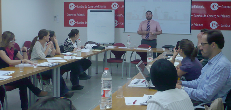 Una de les sessions del seminari sobre comerç exterior.