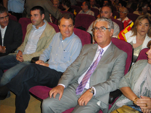 Artur Mas i Kelo Martí, dissabte passat a La Gorga.