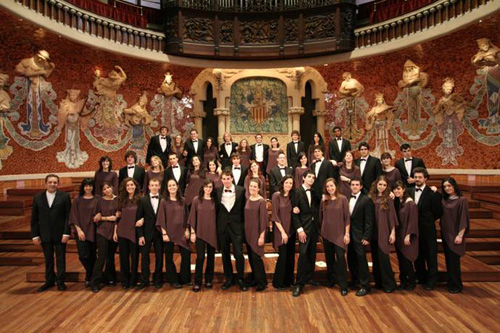 El Cor Jove de l'Orfeó Català.