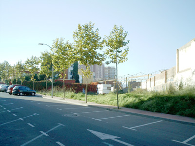 Una imatge del solar del carrer del Terç dels Napolitans.