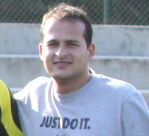 L'entrenador de la FE Palamós, Joan Mármol.