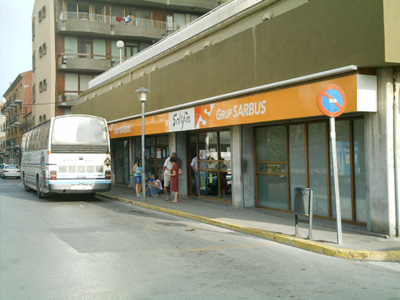 La parada de la Sarfa es traslladarà temporalment al passeig del Mar.