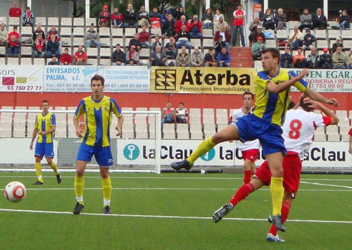 Xavi Casagran, jugador del Palamós C. F.