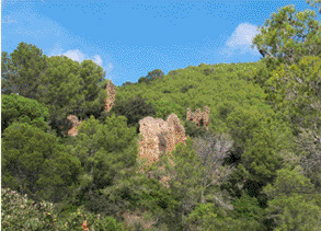 Imatge d'arxiu del castell de Vila-romà.