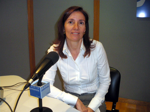 La portaveu municipal de CiU, Isabel Ruiz.