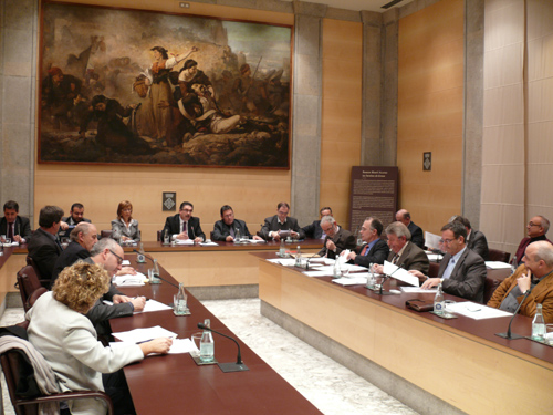 La sessió d'ahir del Ple de la Diputació de Girona.