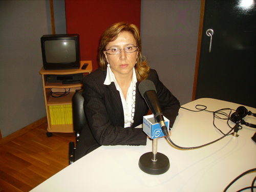 L'alcaldessa de Palamós, Teresa Ferrés.