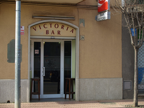 El bar Victòria, aquest migdia.