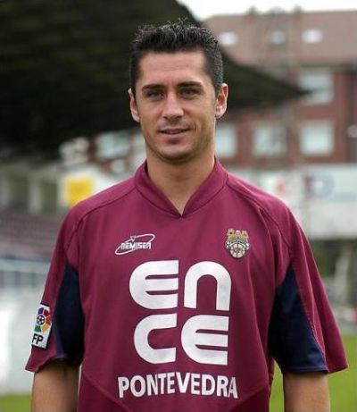 Javi Rodríguez, en la seva etapa al Pontevedra.
