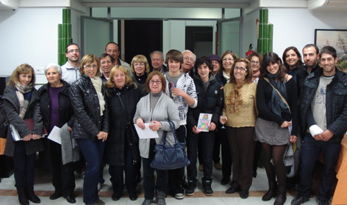 Foto de grup de l'acte de lliurament dels beneficis de la Fira Nadalenca 2010.