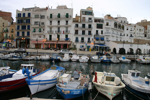 Embarcacions pesqueres a l'Ametlla de Mar.
