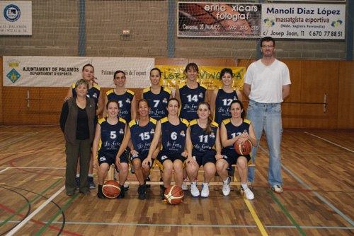 L'equip sènior del CE Palamós, el Palamós-La Fusta.