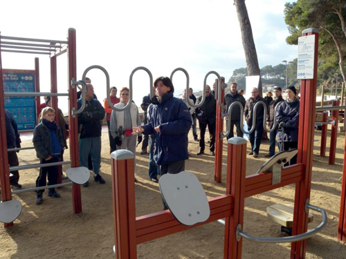 Un Parc Urbà de Salut instal·lat a Lloret de Mar.