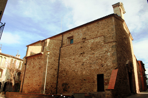 L'antiga església del Carme, vista des de l'exterior.