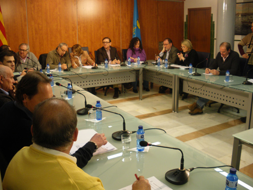 Imatge de la sessió del mes passat del Ple de l'Ajuntament de Palamós.