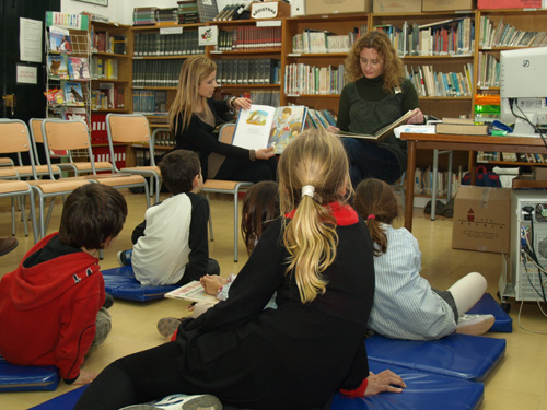 Activitat de Biblioescola, en una imatge d'arxiu.
