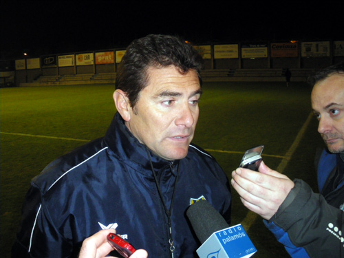 L'entrenador del Palamós CF, Jordi Condom, en una imatge recent.