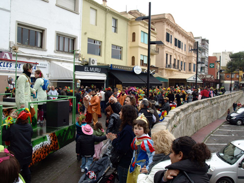 La rua infantil, aquest matí, a la zona de la Planassa.