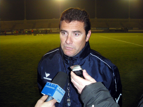 Jordi Condom, l'entrenador del Palamós CF.