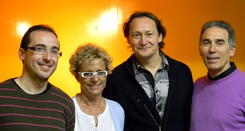 Els quatre primers membres de la llista d'ERC a Palamós.