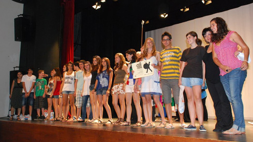 Acte final de la Mostra de Teatre de 2010.