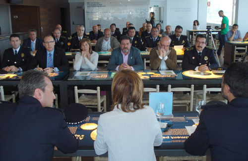 Un moment de la trobada que s'ha fet avui a Palamós.